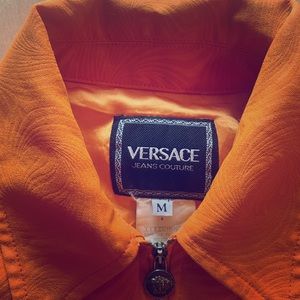 Versace Vintage orange jacket size m